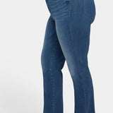 Marilyn Straight Jeans In Plus Size - Cool Marine