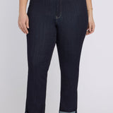 Marilyn Straight Jeans In Plus Size - Morning Tides