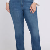 Marilyn Straight Jeans In Plus Size - Wild River