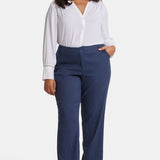 Marilyn Straight Pants In Plus Size - Oxford Navy