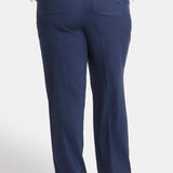 Marilyn Straight Pants In Plus Size - Oxford Navy