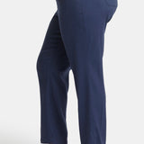 Marilyn Straight Pants In Plus Size - Oxford Navy