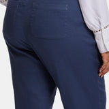 Marilyn Straight Pants In Plus Size - Oxford Navy