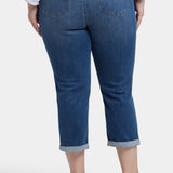 Chloe Skinny Capri Jeans In Plus Size - Costa Brava