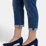 Chloe Skinny Capri Jeans In Plus Size - Costa Brava