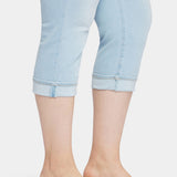 Marilyn Straight Crop Jeans In Plus Size - Brightside