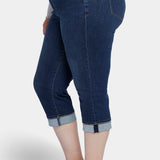 Marilyn Straight Crop Jeans In Plus Size - Cambridge