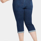 Marilyn Straight Crop Jeans In Plus Size - Inspire