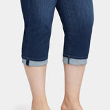 Marilyn Straight Crop Jeans In Plus Size - Inspire