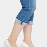 Marilyn Straight Crop Jeans In Plus Size - Stunning