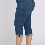 Marilyn Straight Crop Jeans In Plus Size - Sunset Villa