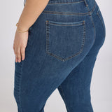 Marilyn Straight Crop Jeans In Plus Size - Sunset Villa
