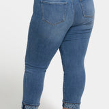 Marilyn Straight Ankle Jeans In Plus Size - Barcelona Breeze