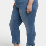 Marilyn Straight Ankle Jeans In Plus Size - Barcelona Breeze