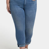 Marilyn Straight Ankle Jeans In Plus Size - Barcelona Breeze