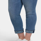 Marilyn Straight Ankle Jeans In Plus Size - Barcelona Breeze