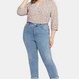Margot Girlfriend Jeans In Plus Size - Angel