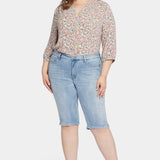 Bike Capri Jeans In Plus Size - Afterglow