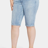 Bike Capri Jeans In Plus Size - Afterglow