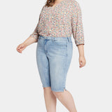 Bike Capri Jeans In Plus Size - Afterglow