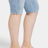 Bike Capri Jeans In Plus Size - Afterglow
