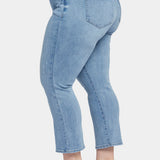 Marilyn Straight Ankle Jeans In Plus Size - Lakefront