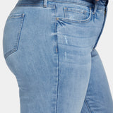 Marilyn Straight Ankle Jeans In Plus Size - Lakefront
