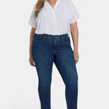Sheri Slim Ankle Jeans In Plus Size - Louvre Sapphire