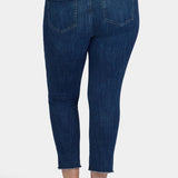 Sheri Slim Ankle Jeans In Plus Size - Louvre Sapphire
