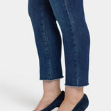 Sheri Slim Ankle Jeans In Plus Size - Louvre Sapphire