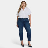 Sheri Slim Ankle Jeans In Plus Size - Louvre Sapphire