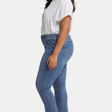 Sheri Slim Ankle Jeans In Plus Size - Rockie