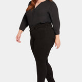 Ami Skinny Jeans In Plus Size - Black