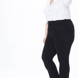 Marilyn Straight Jeans In Plus Size - Black