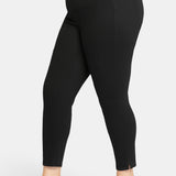 Skinny Ankle Pull-on Jeans In Plus Size - Black