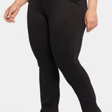 Classic Trouser Pants In Plus Size - Black