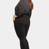 Classic Trouser Pants In Plus Size - Black