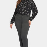 Classic Trouser Pants In Plus Size - Charcoal Heathered