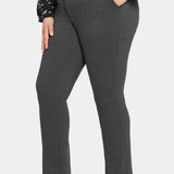 Classic Trouser Pants In Plus Size - Charcoal Heathered