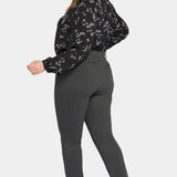 Classic Trouser Pants In Plus Size - Charcoal Heathered