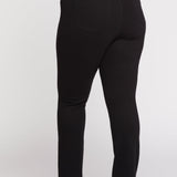 Marilyn Straight Pants In Plus Size - Black