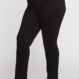 Marilyn Straight Pants In Plus Size - Black