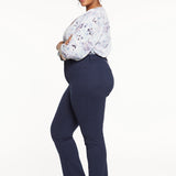 Marilyn Straight Pants In Plus Size - Oxford Navy