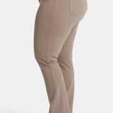 Marilyn Straight Pants In Plus Size - Saddlewood