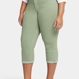 Chloe Skinny Capri Jeans In Plus Size - English Ivy