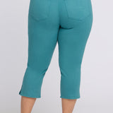Chloe Capri Jeans In Plus Size - Harbor Blue
