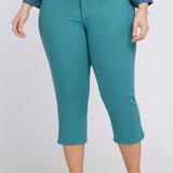 Chloe Capri Jeans In Plus Size - Harbor Blue