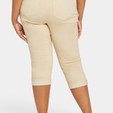 Marilyn Straight Crop Jeans In Plus Size - Butter