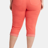 Marilyn Straight Crop Jeans In Plus Size - Fruit Punch