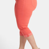 Marilyn Straight Crop Jeans In Plus Size - Fruit Punch